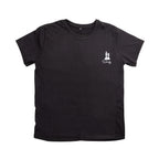 Men's Black Round Neck Logo T-Shirt