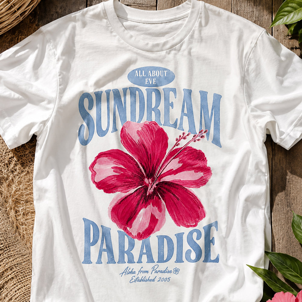Sun Dream Paradise Hibiscus T-Shirt