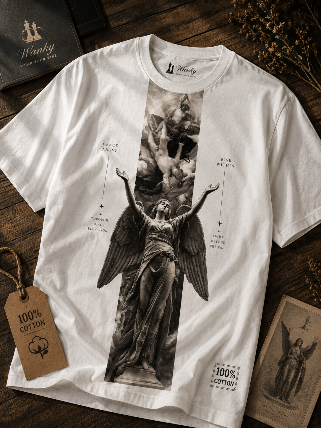 Vintage Angel Cotton T-Shirt